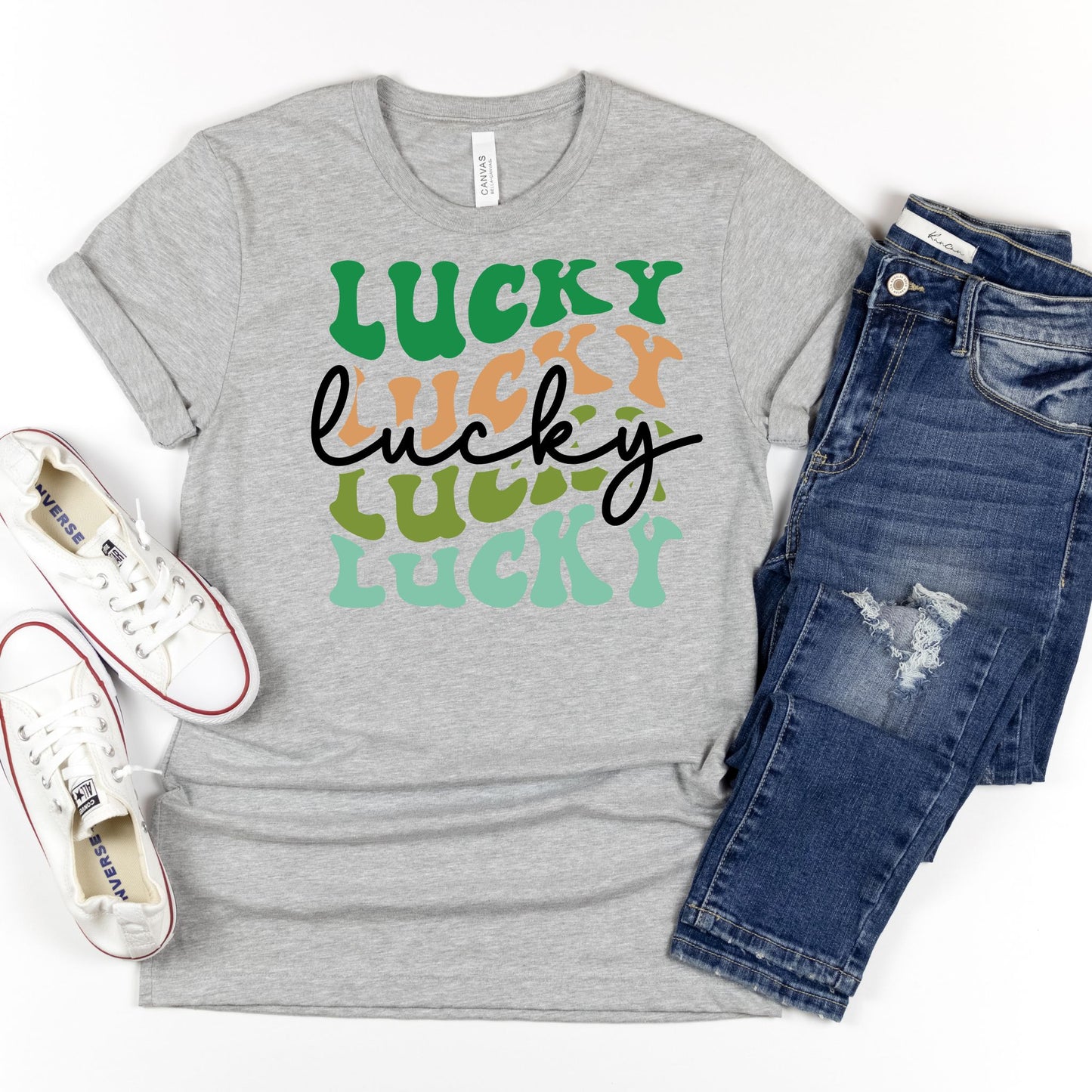 Lucky Script Tee