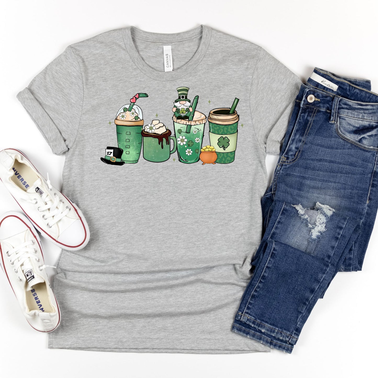Lucky Sips Teacher Tee – St. Patrick’s Day Edition