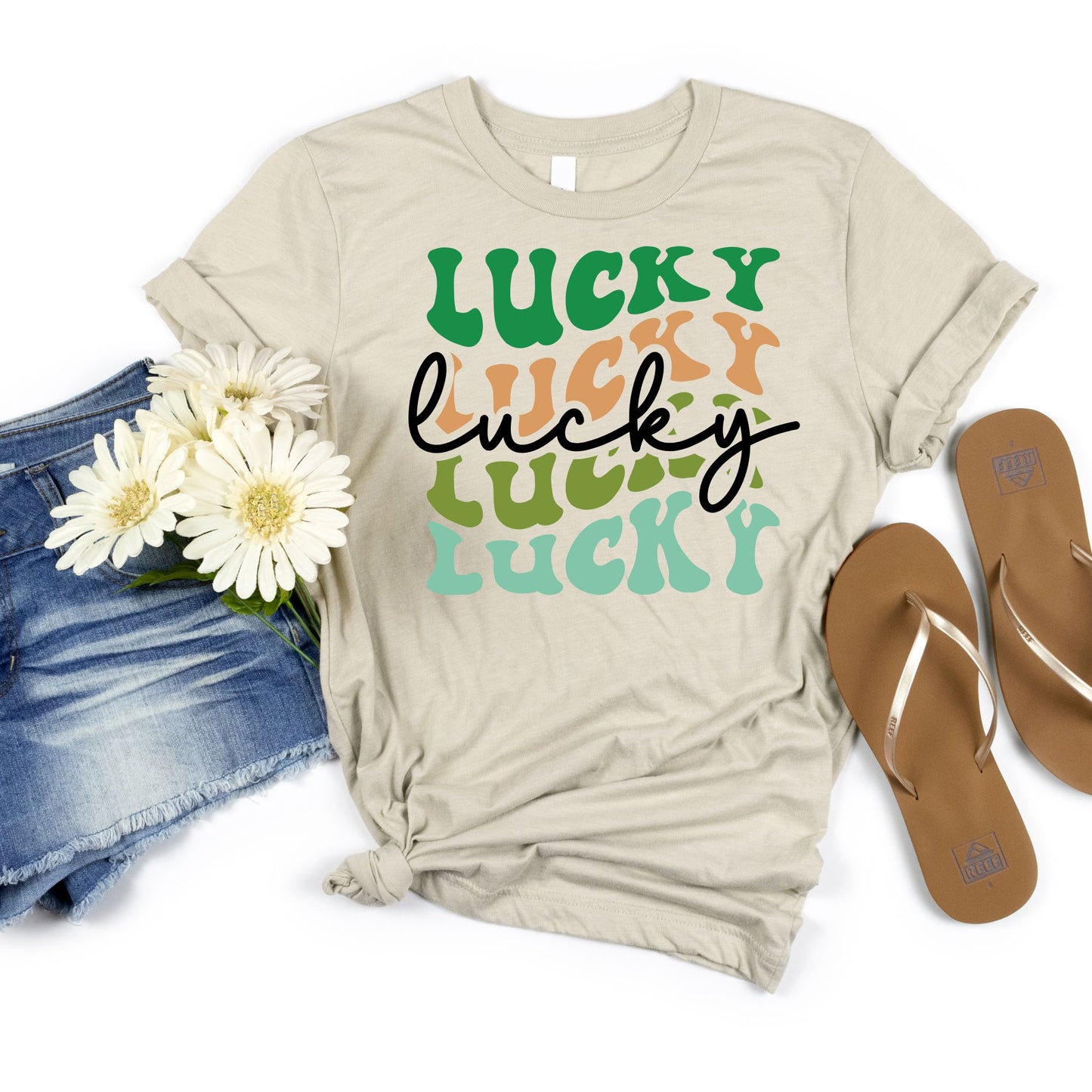 Lucky Script Tee