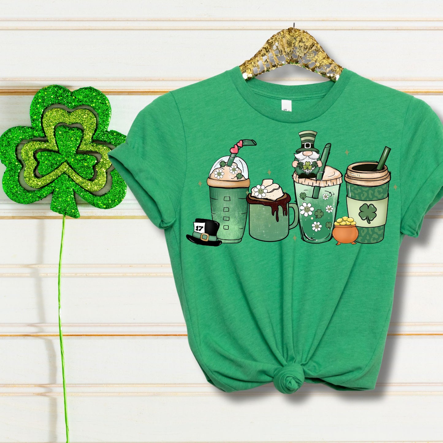 Lucky Sips Teacher Tee – St. Patrick’s Day Edition