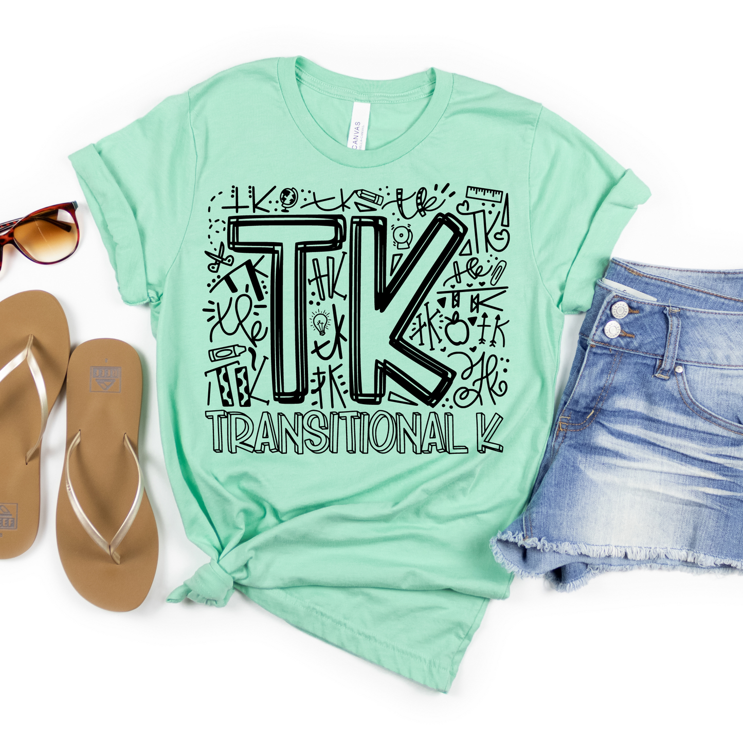 TK Typography Assorted Color Tee - MariROsa Craft Shop