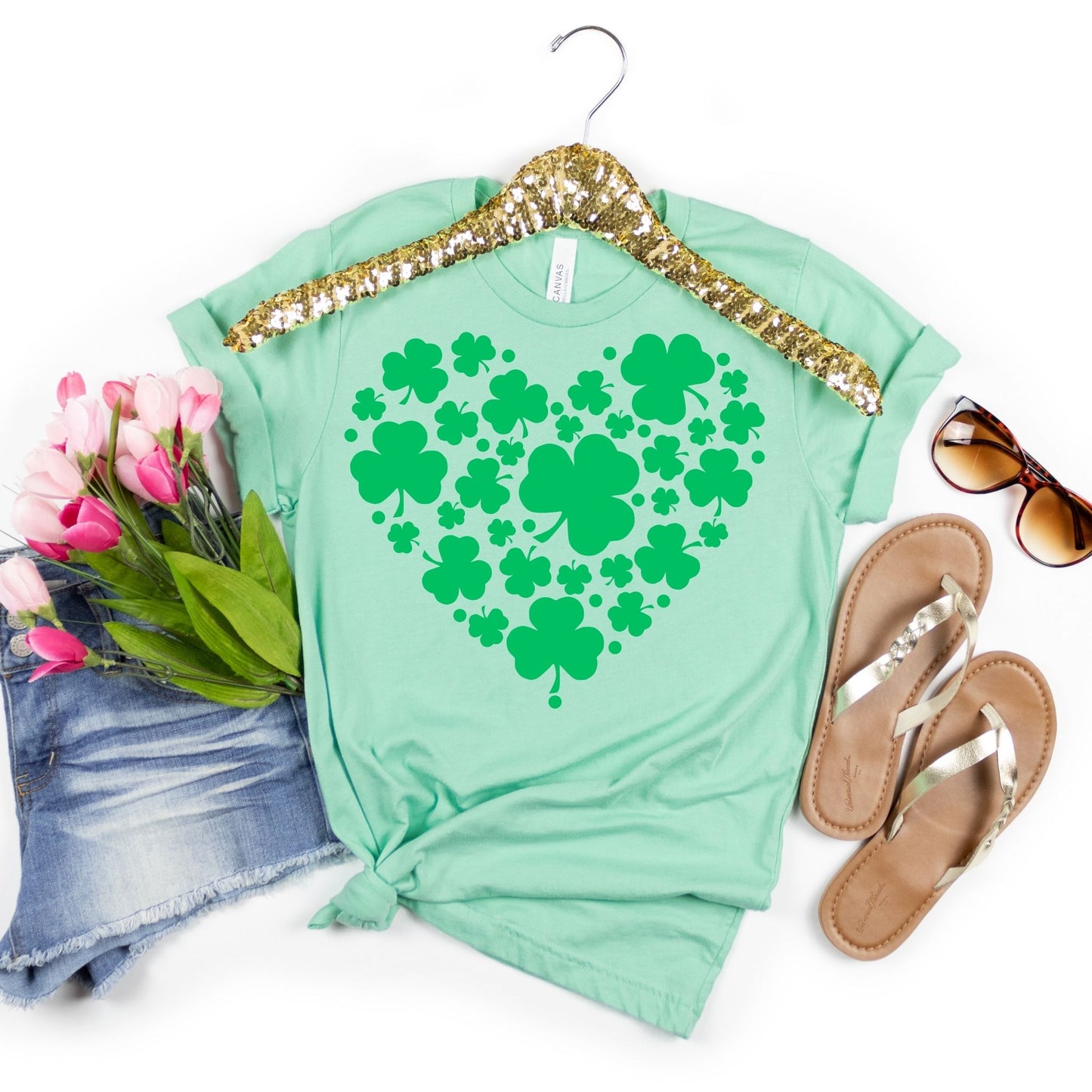 Shamrock Heart Tee