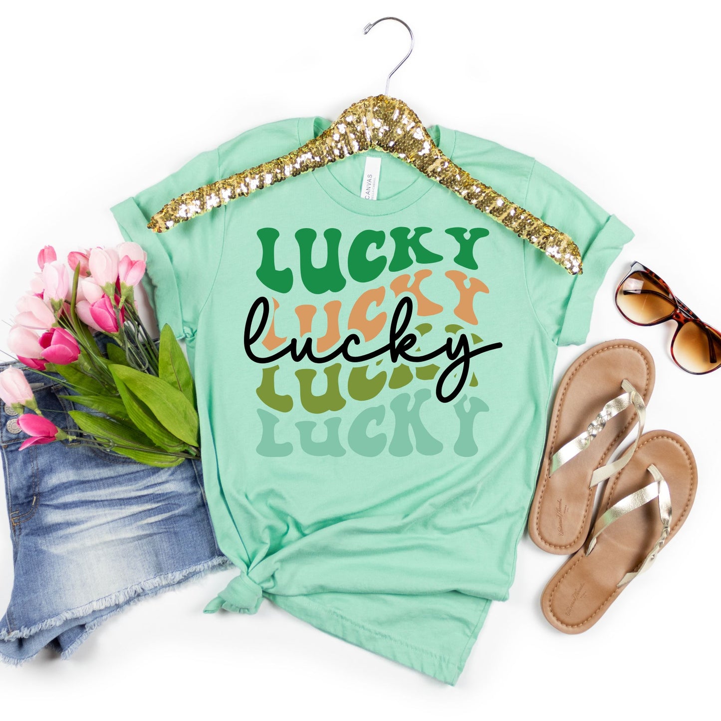 Lucky Script Tee