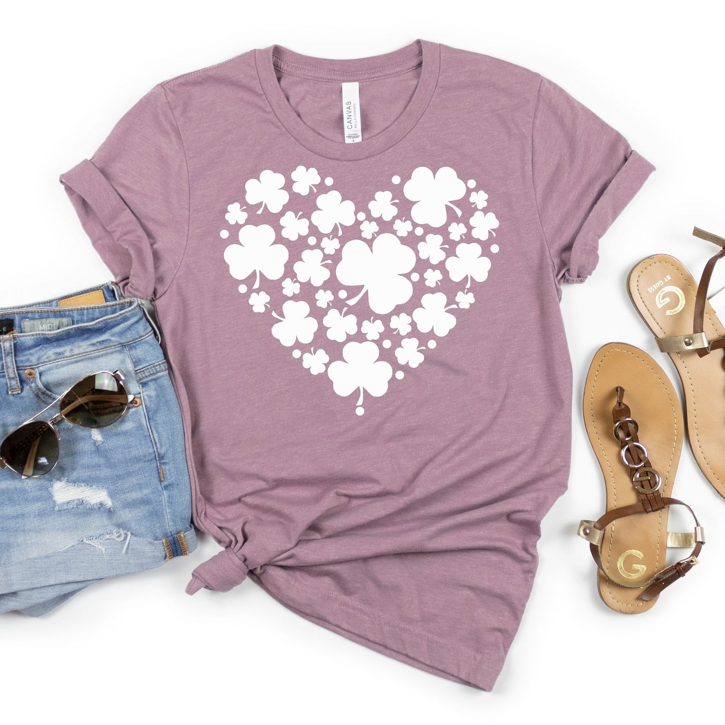Shamrock Heart Tee