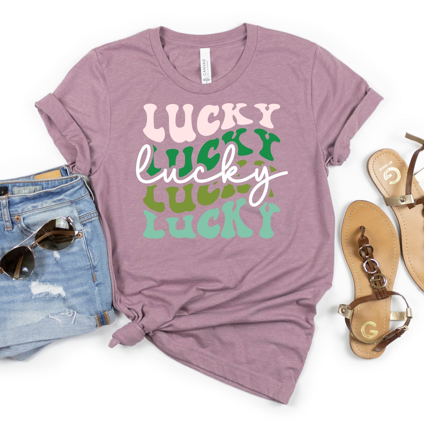 Lucky Script Tee