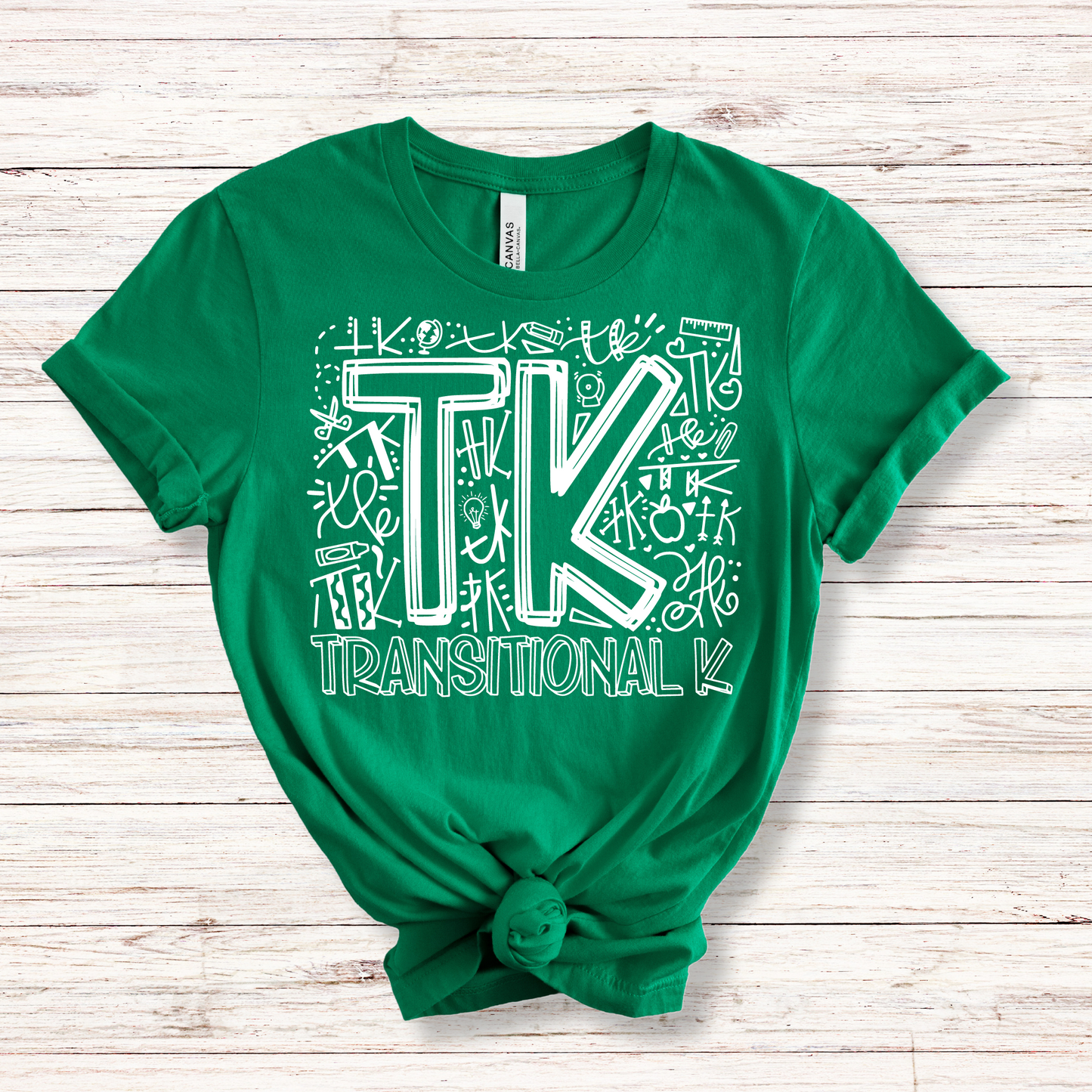 TK Typography Primary Color Tee - MariROsa Craft Shop