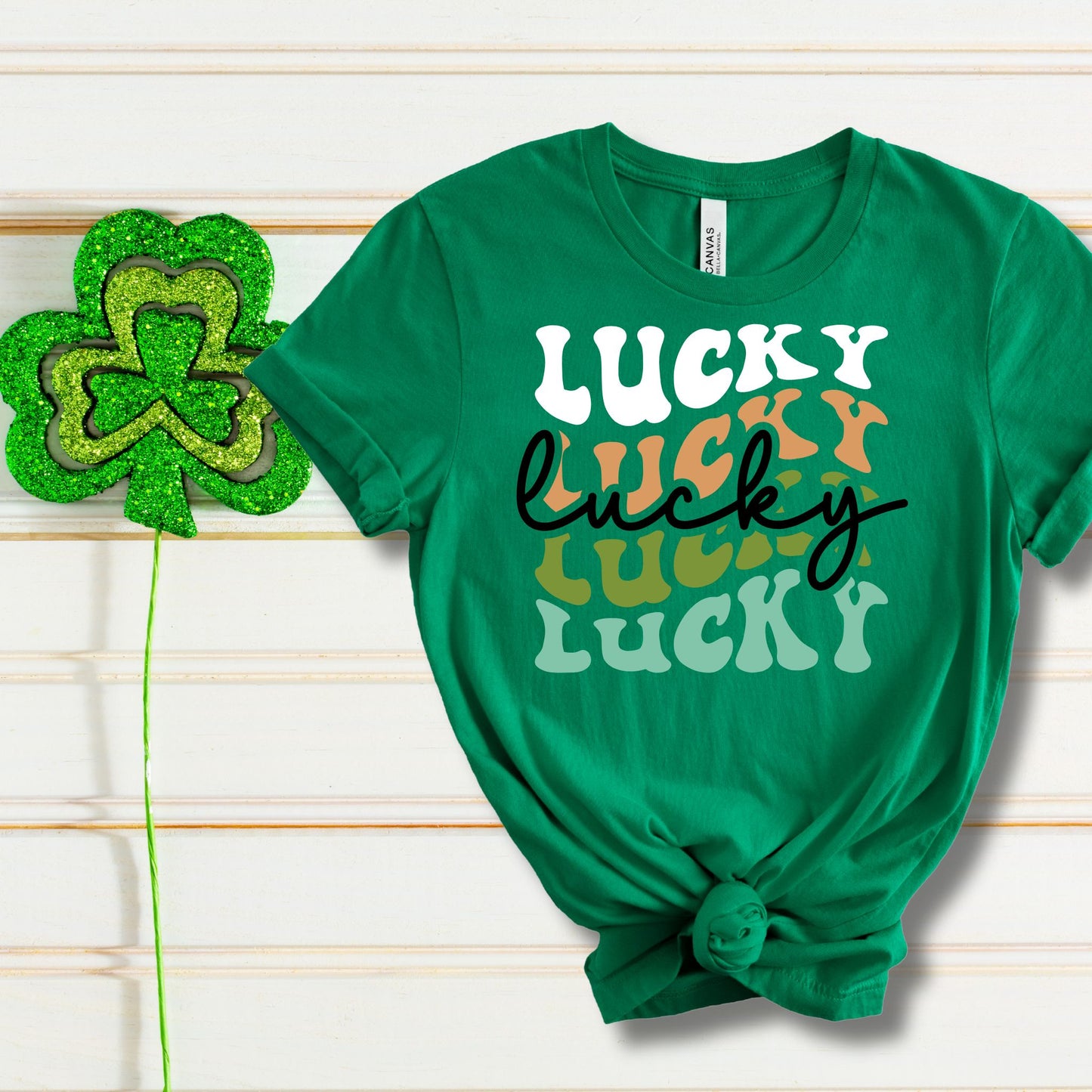 Lucky Script Tee