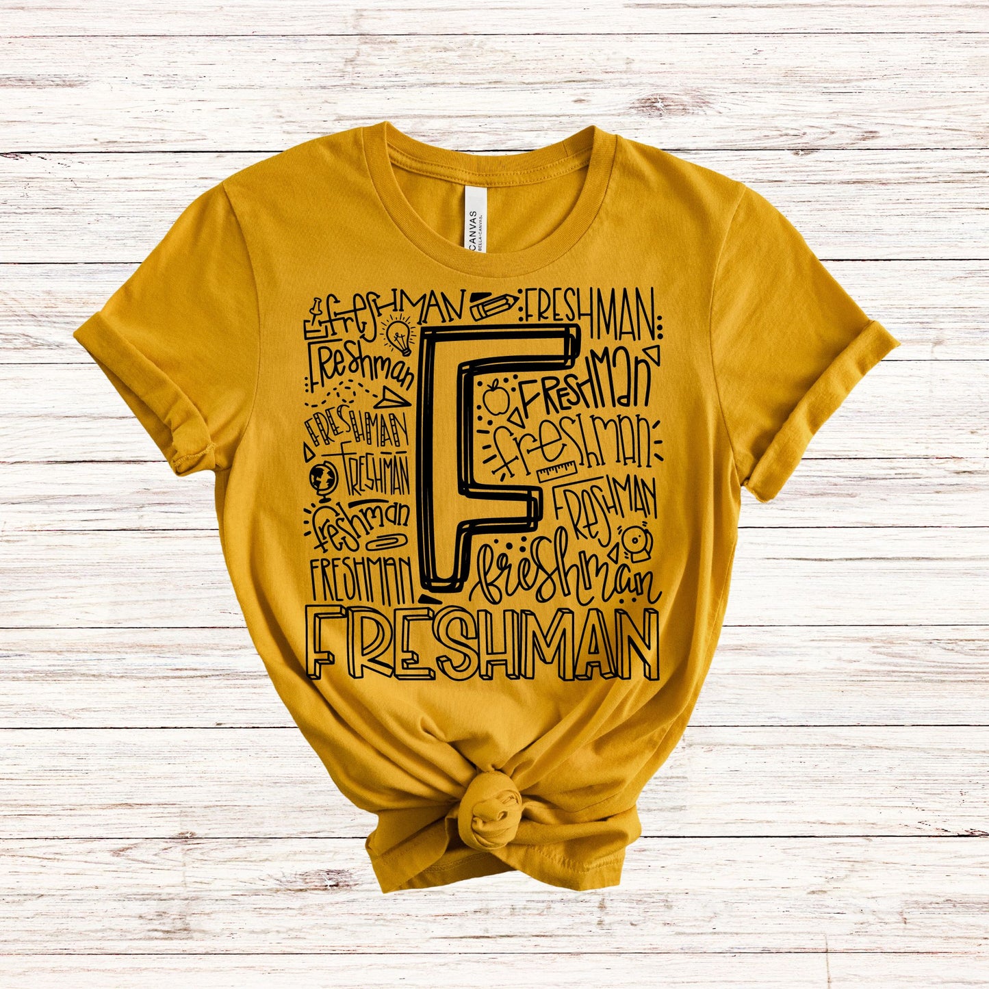 Freshman Typography Assorted Color Tee - MariROsa Craft Shop