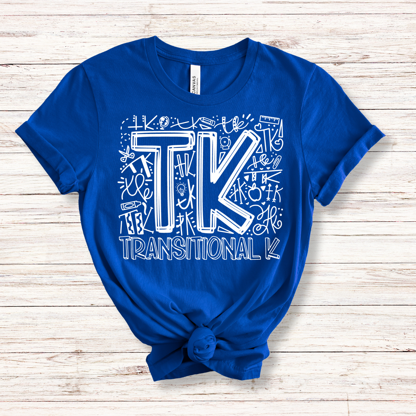 TK Typography Primary Color Tee - MariROsa Craft Shop