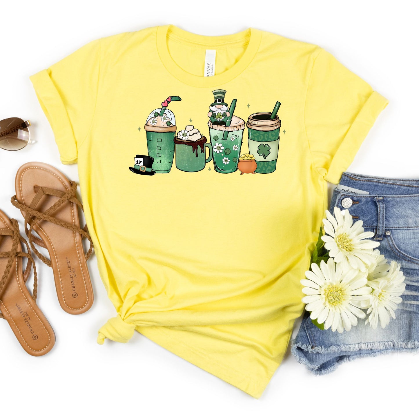 Lucky Sips Teacher Tee – St. Patrick’s Day Edition