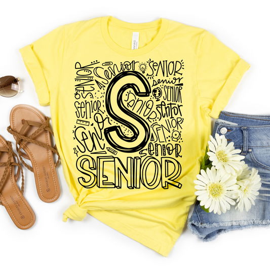 Senior Typography Design Tee - MariROsa Craft Shop