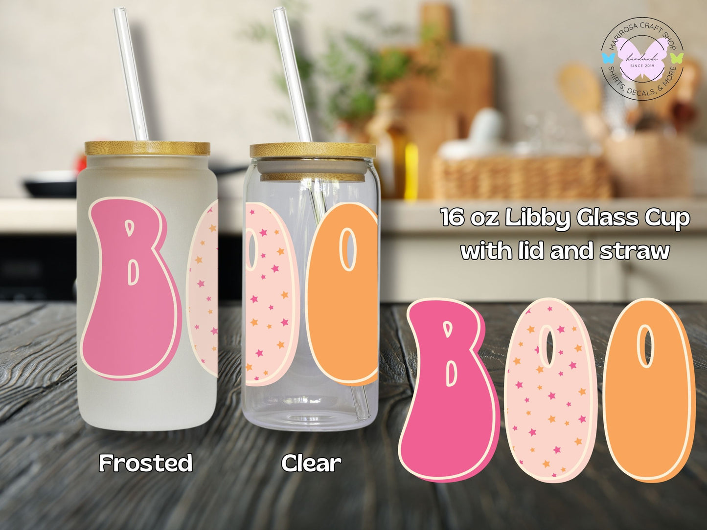 BOO Libby Glass - MariROsa Craft Shop