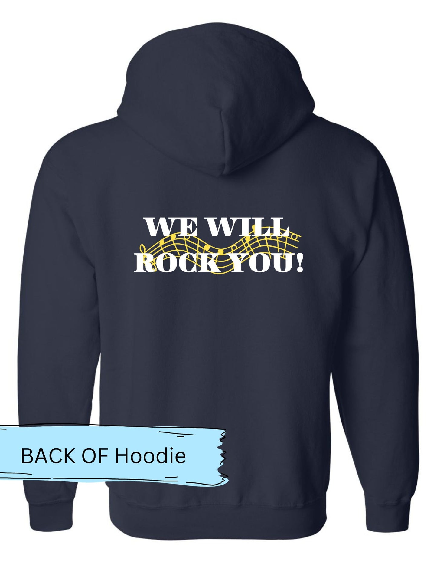 BAND Hooded Sweatshirt - MariROsa Craft Shop