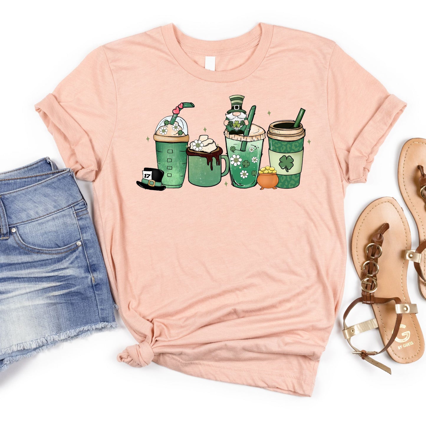 Lucky Sips Teacher Tee – St. Patrick’s Day Edition