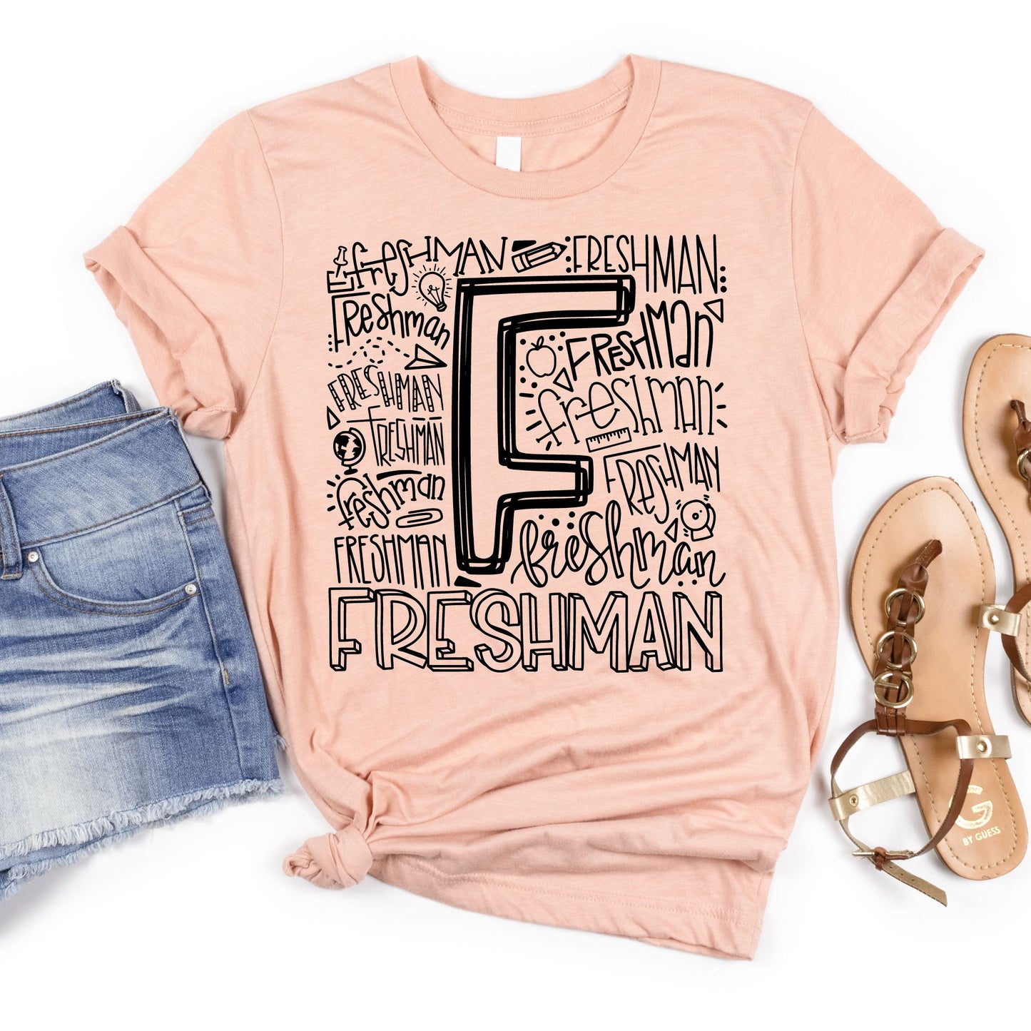 Freshman Typography Assorted Color Tee - MariROsa Craft Shop