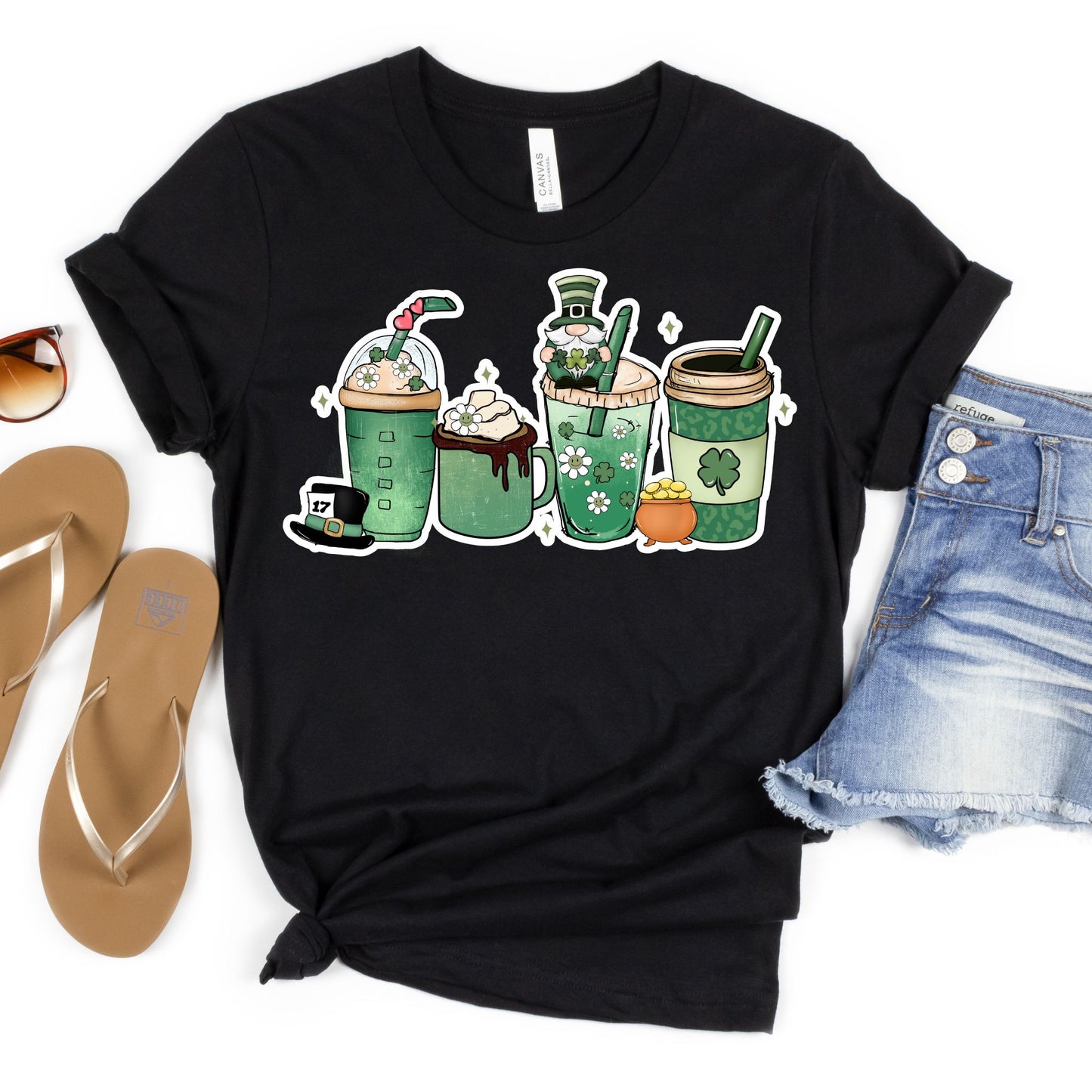 Lucky Sips Teacher Tee – St. Patrick’s Day Edition