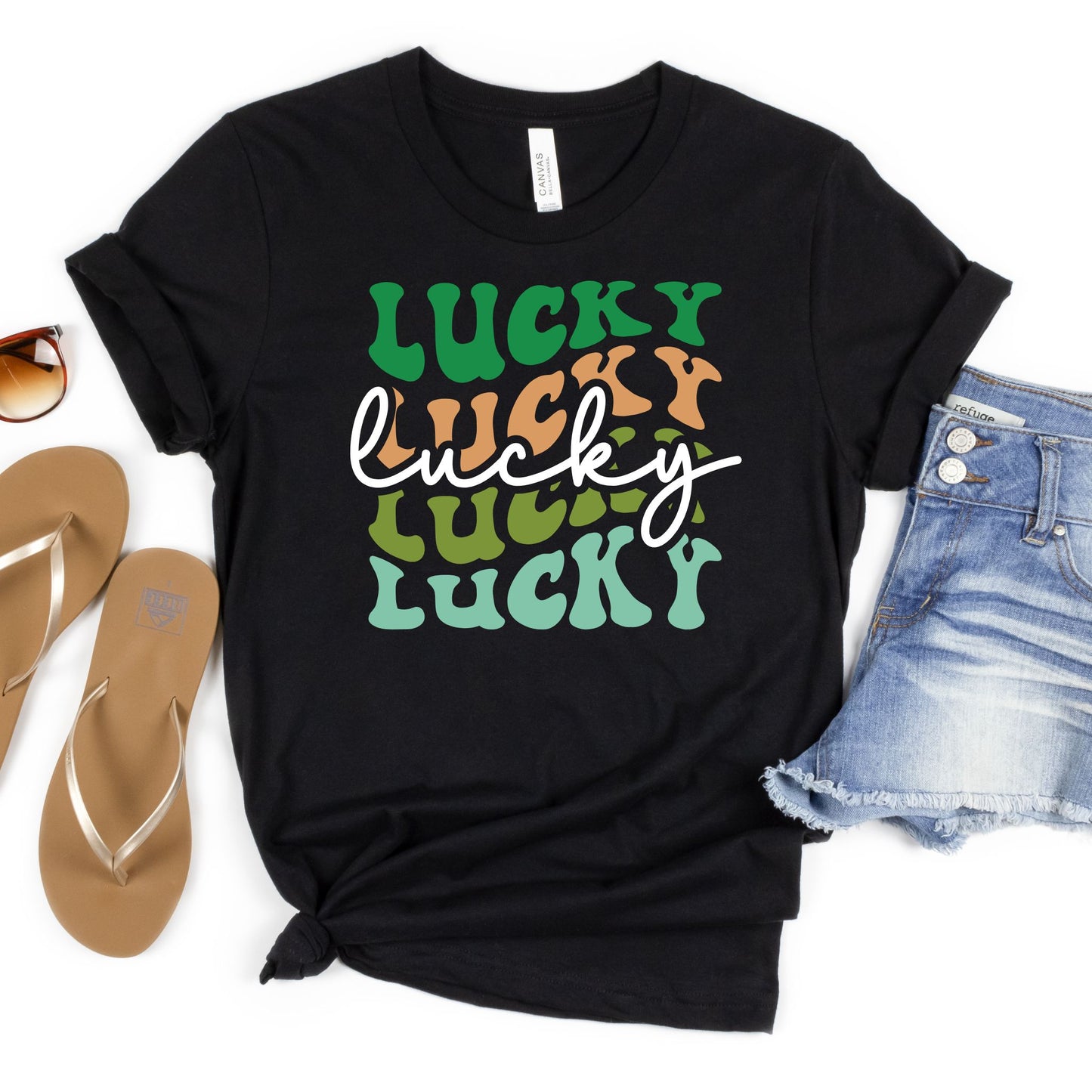 Lucky Script Tee