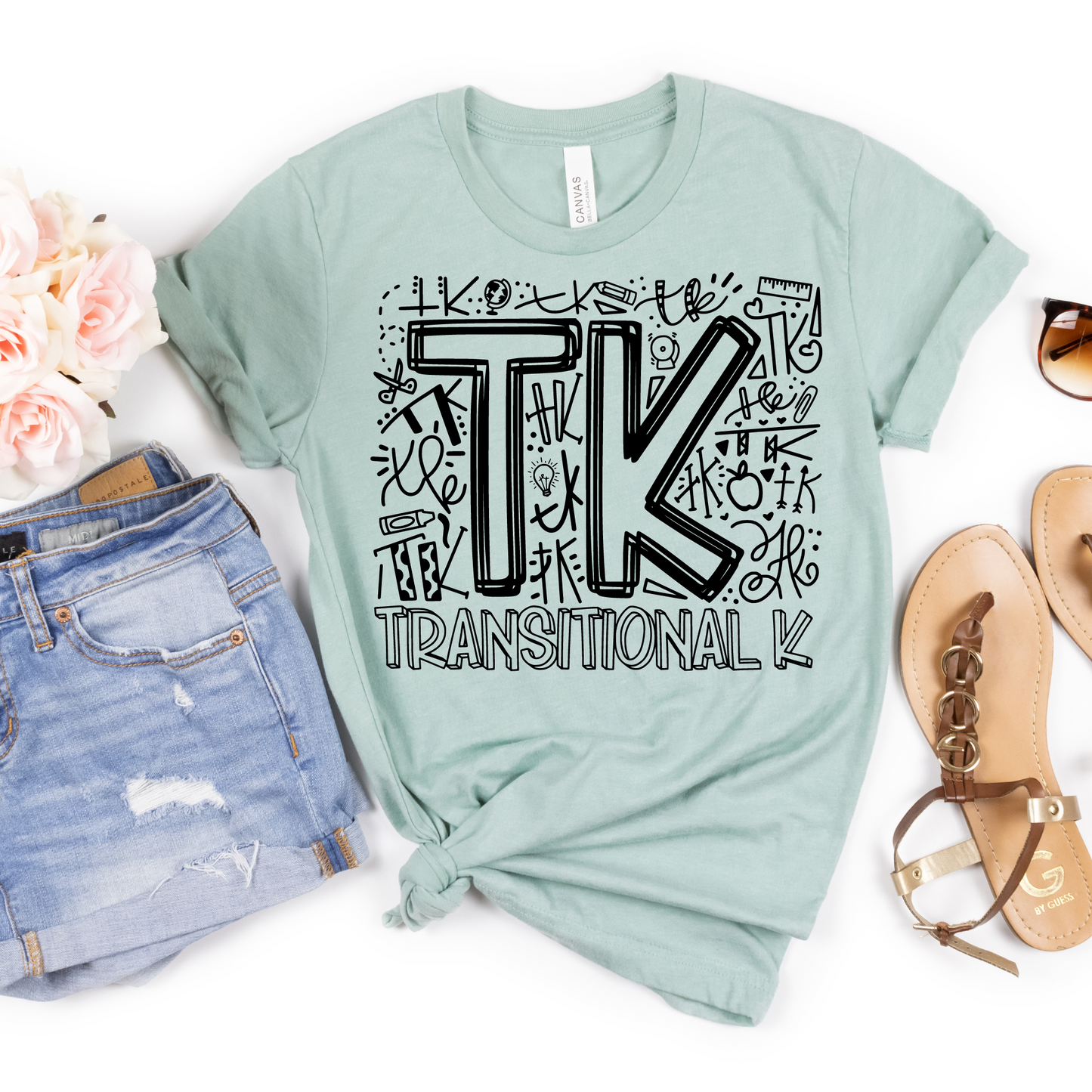 TK Typography Assorted Color Tee - MariROsa Craft Shop