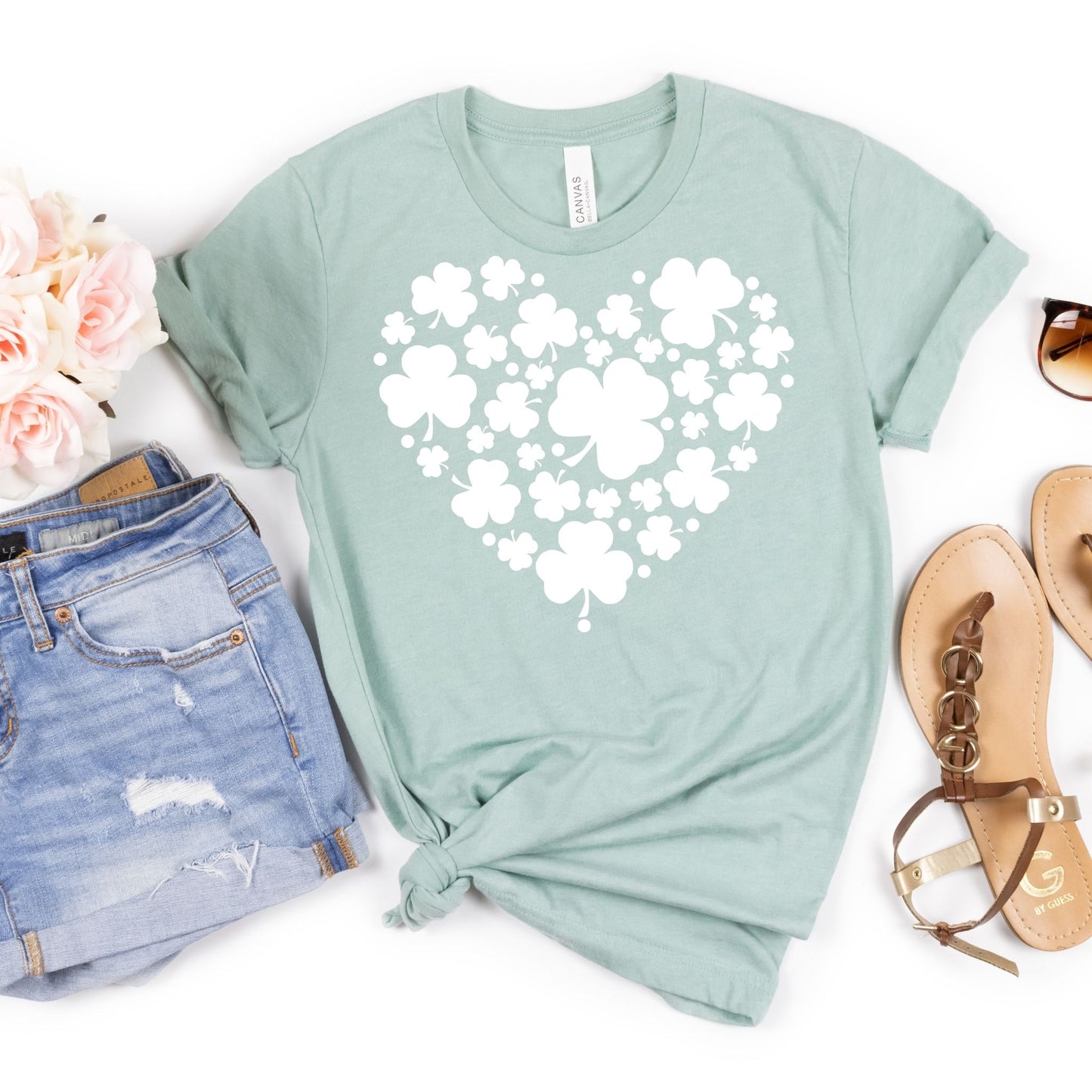 Shamrock Heart Tee