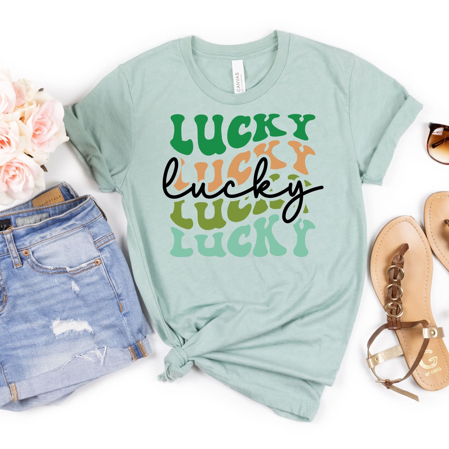 Lucky Script Tee