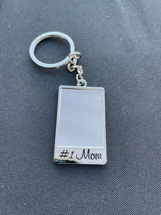 #1 Mom Sublimation Keychain - MariROsa Craft Shop