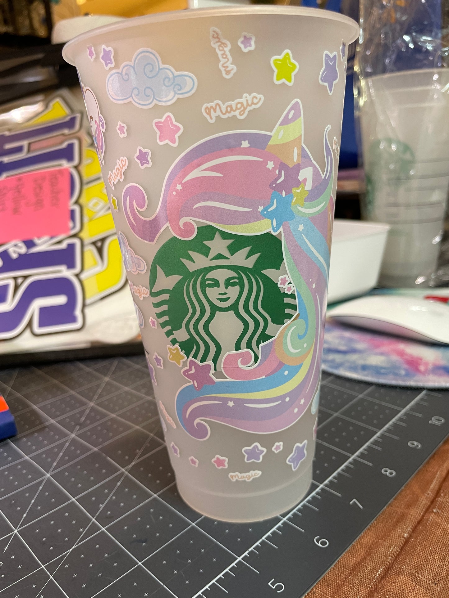 Unicorn Magic Cold Cup - MariROsa Craft Shop
