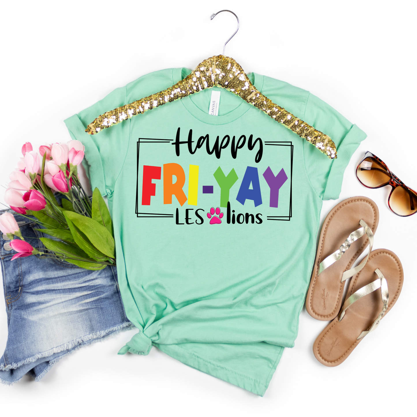 Happy FRI-YAY LES LIONS Tee