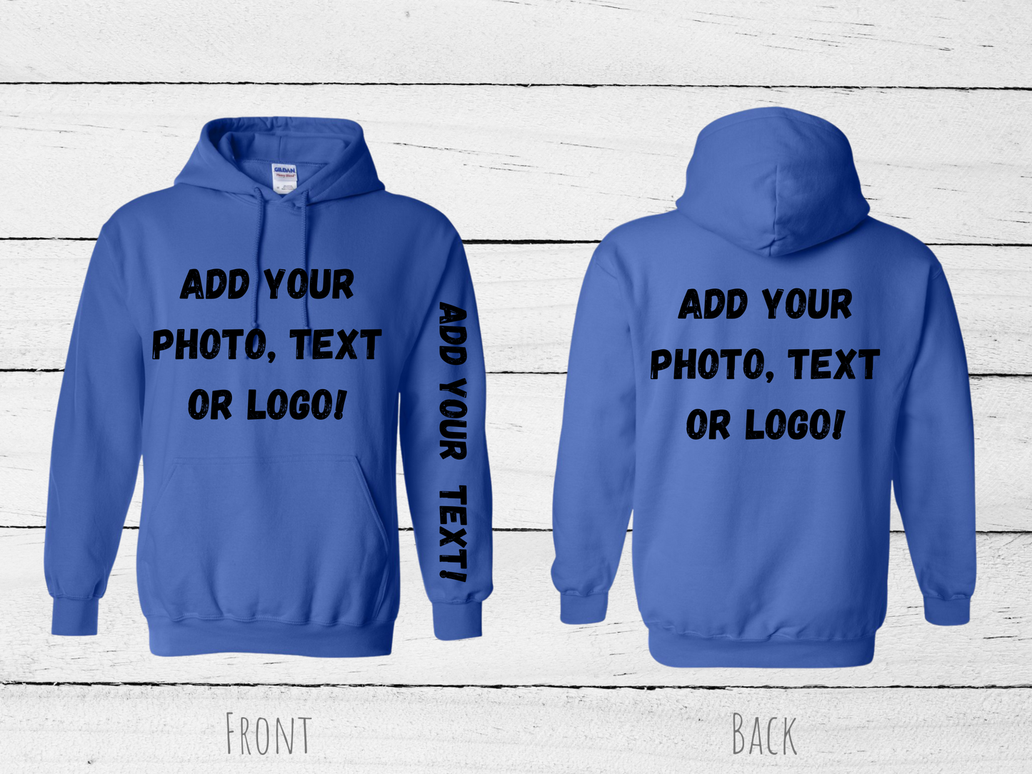Custom Hooded Sweatshirt - MariROsa Craft Shop