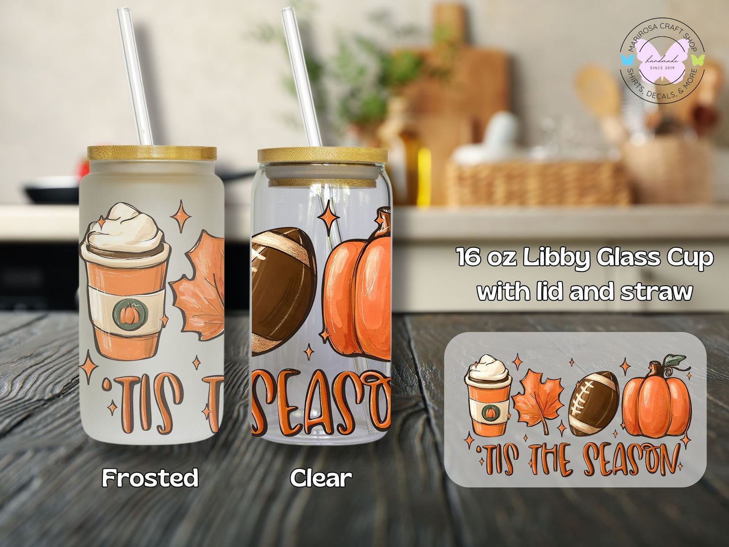Tis the Season Libby Glass- Fall Edition - MariROsa Craft Shop