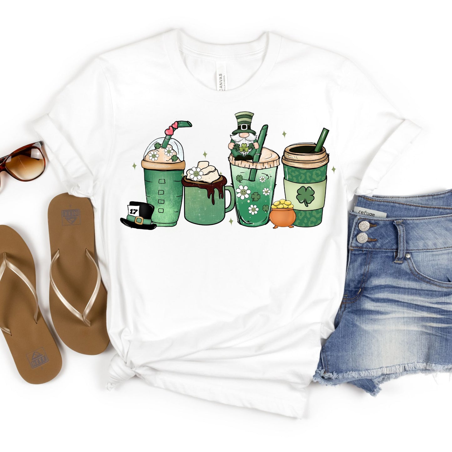 Lucky Sips Teacher Tee – St. Patrick’s Day Edition