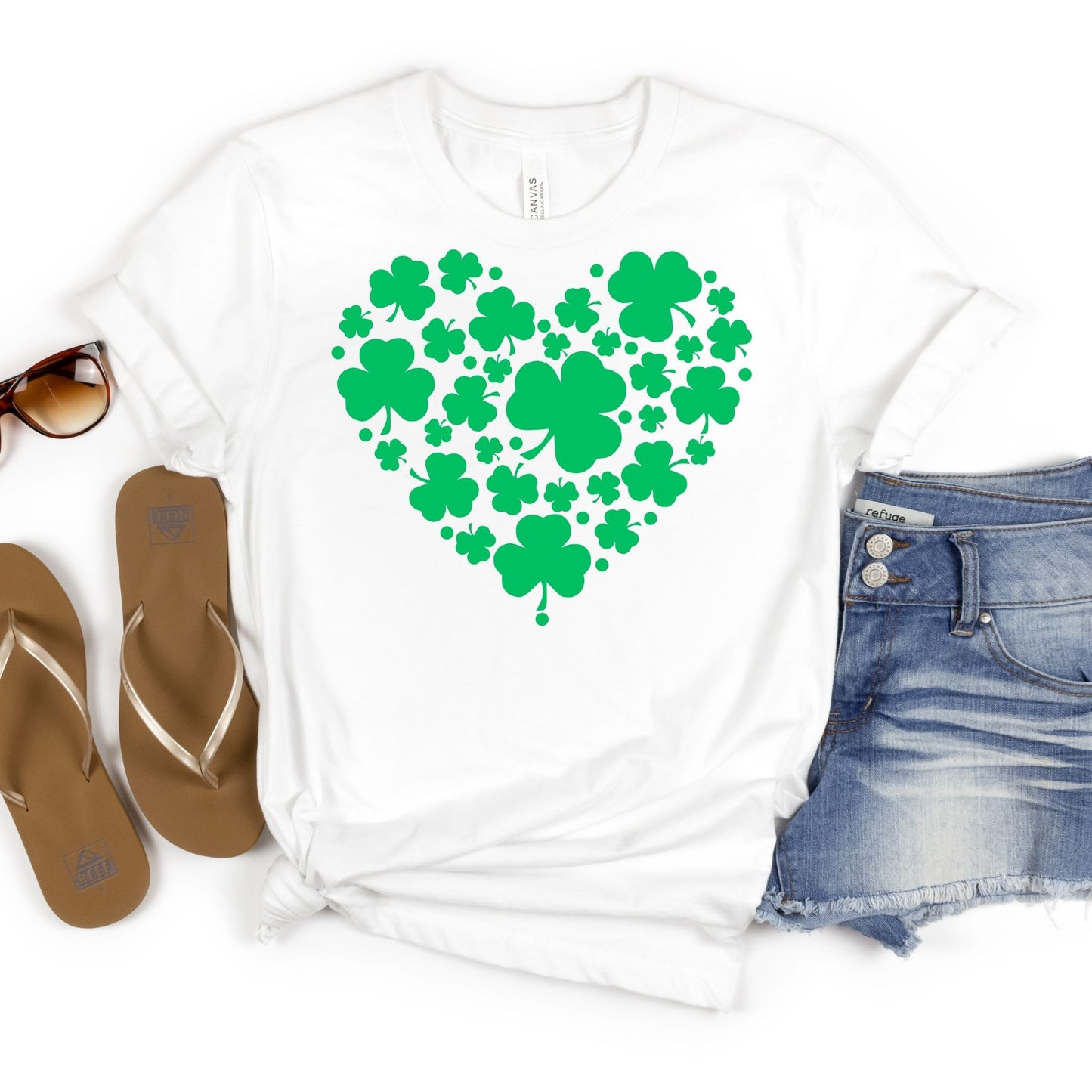 Shamrock Heart Tee