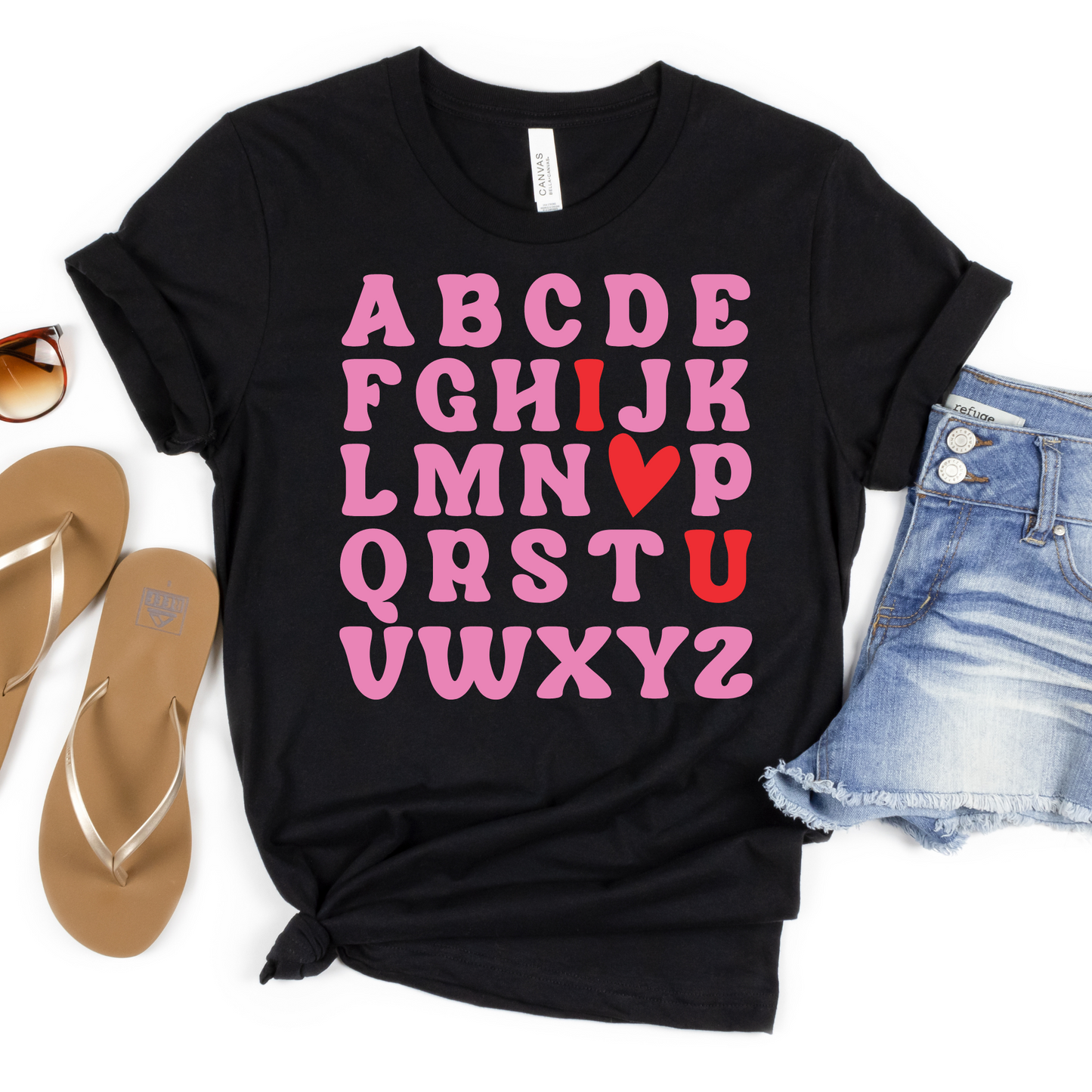 ABC I Heart You Shirt - MariROsa Craft Shop