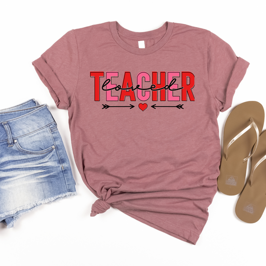 Loved Teacher Shirt - MariROsa Craft Shop