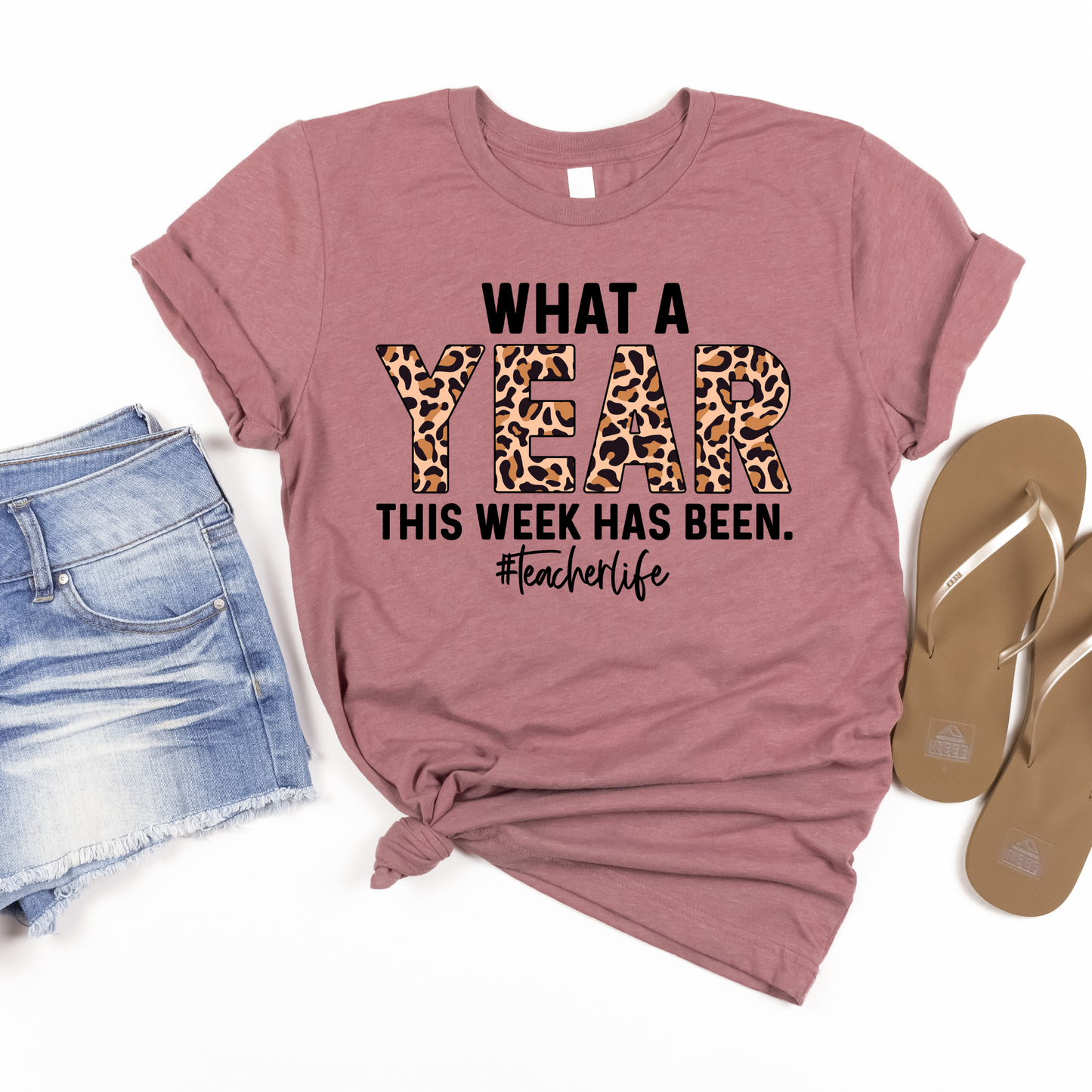 What a Year This Week Has Been-Leopard Print - MariROsa Craft Shop