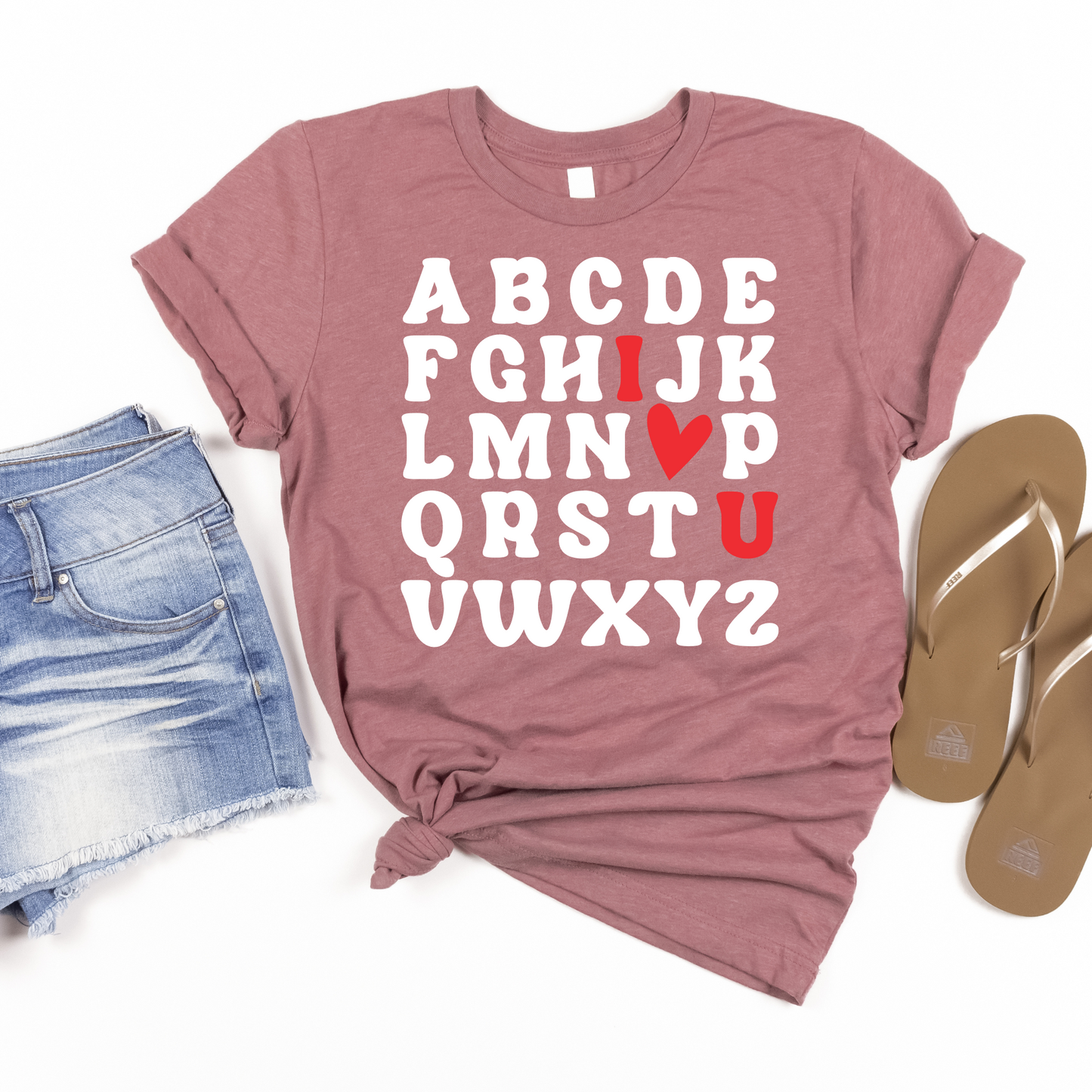 ABC I Heart You Shirt - MariROsa Craft Shop