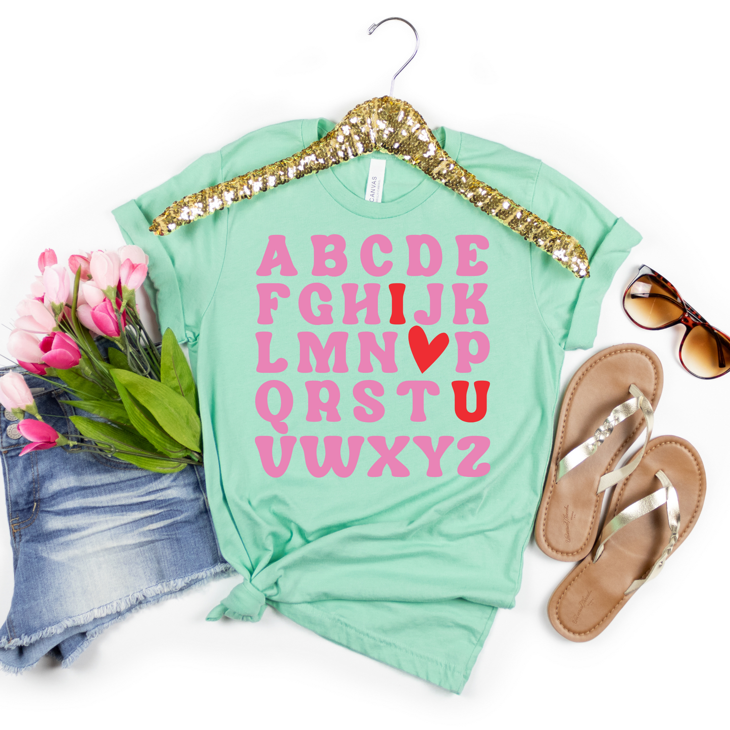 ABC I Heart You Shirt - MariROsa Craft Shop