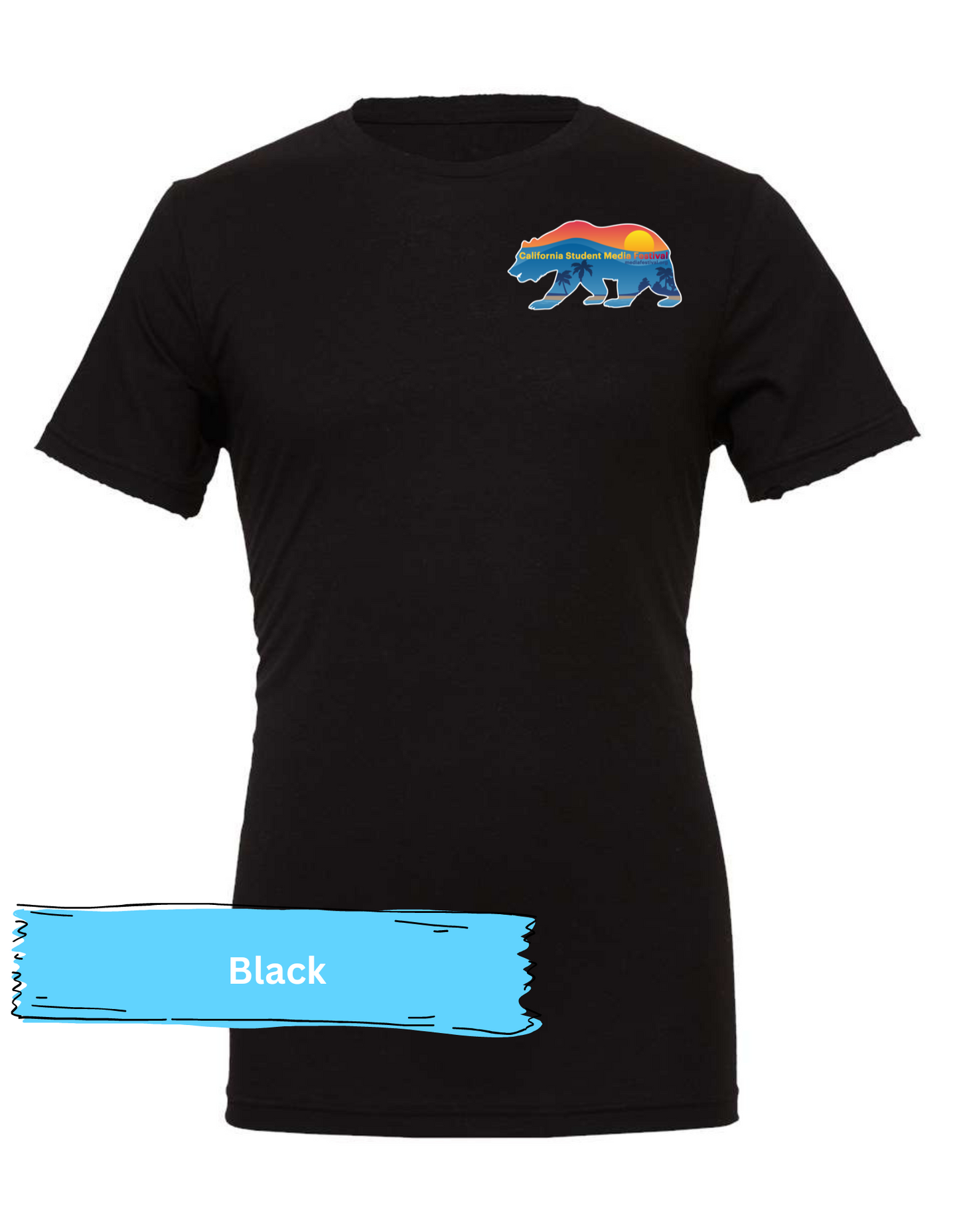 California Student Media Festival T-shirt - MariROsa Craft Shop