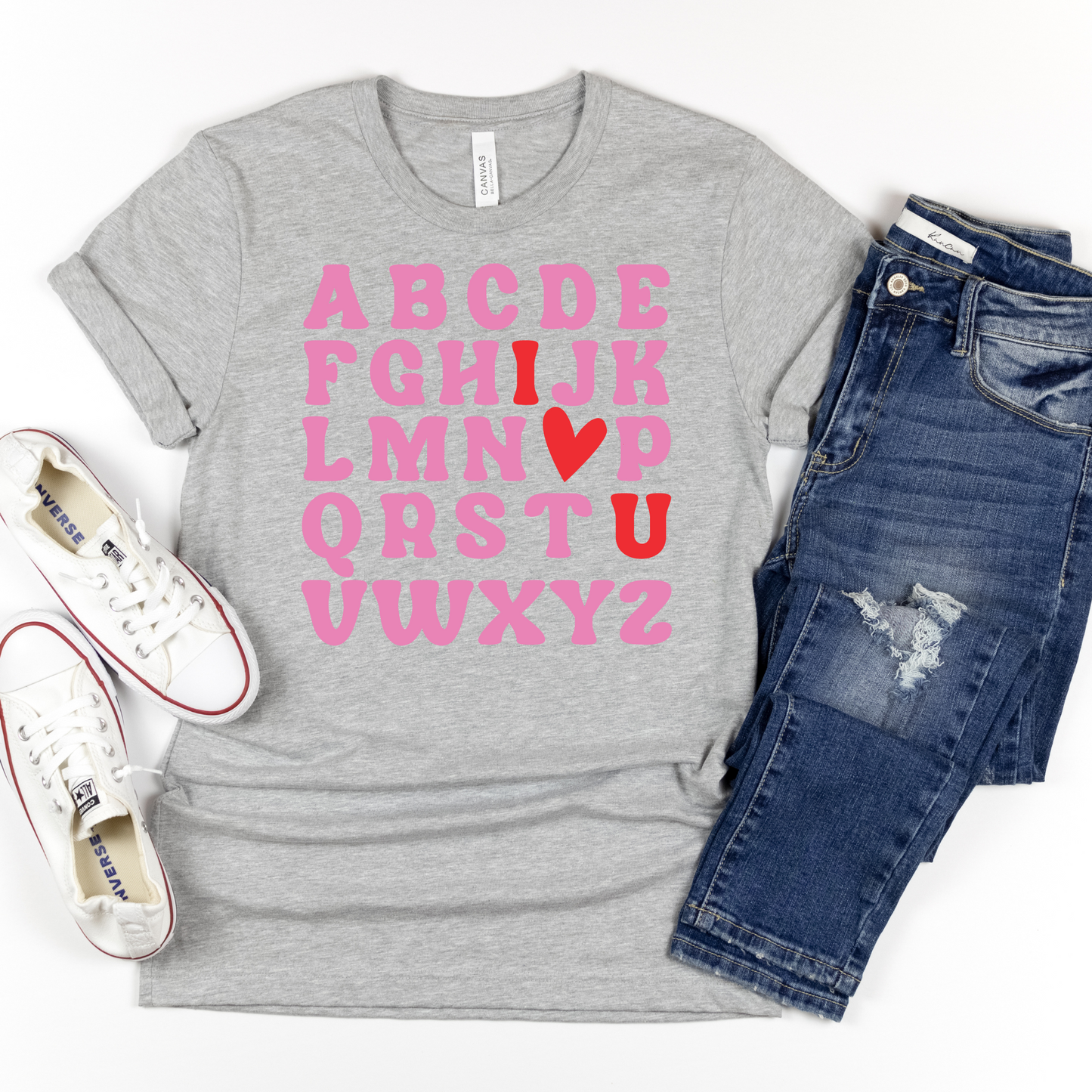 ABC I Heart You Shirt - MariROsa Craft Shop
