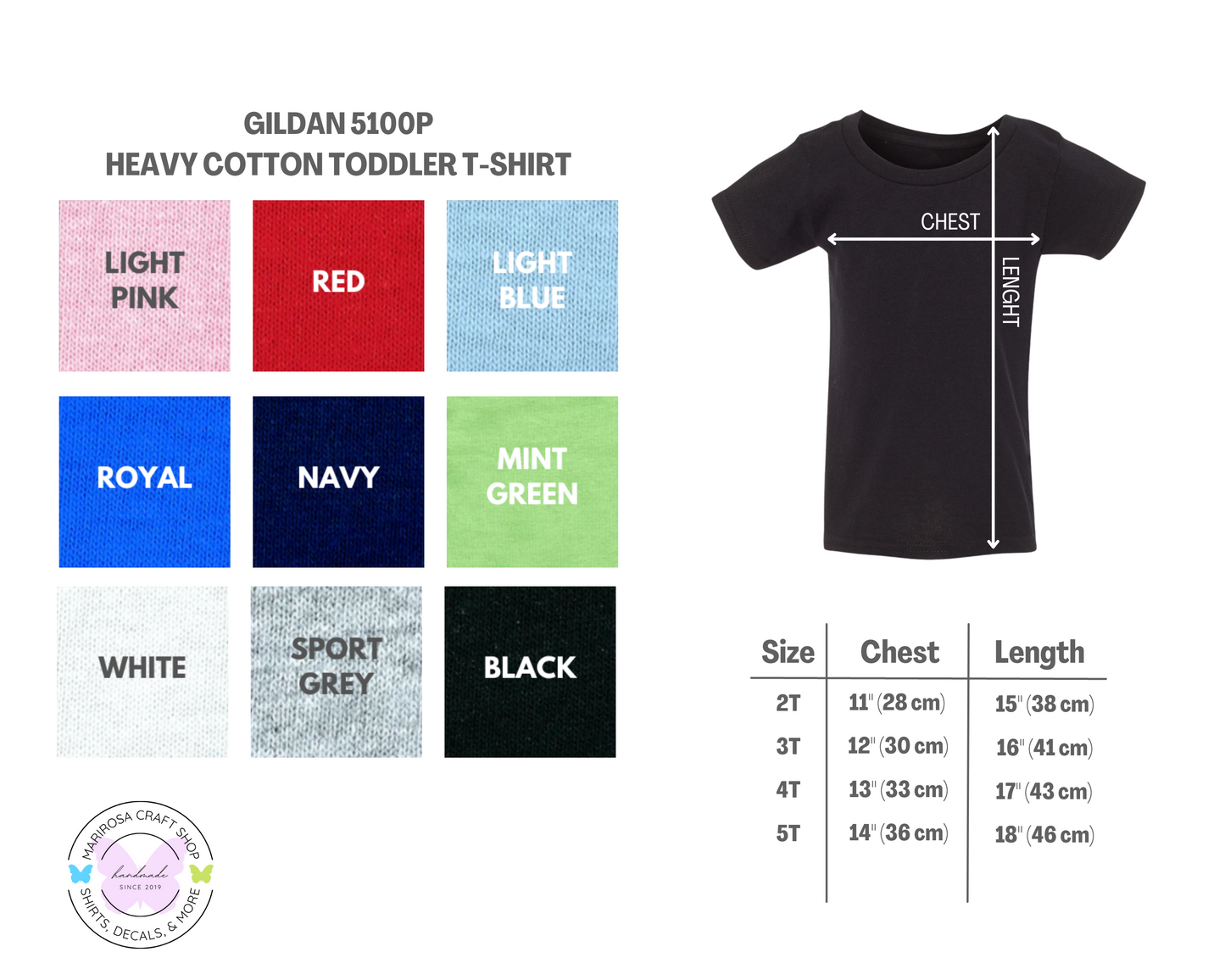 Toddler Custom T-Shirt - MariROsa Craft Shop