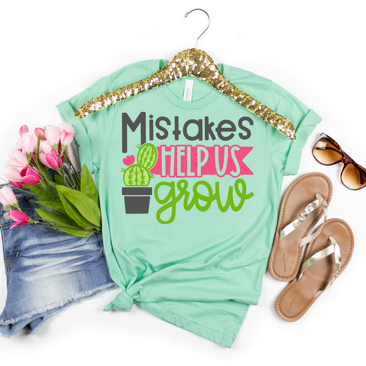 Mistakes Help Us Grow Tee - MariROsa Craft Shop
