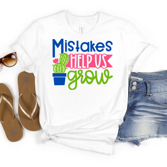 Mistakes Help Us Grow Tee - MariROsa Craft Shop