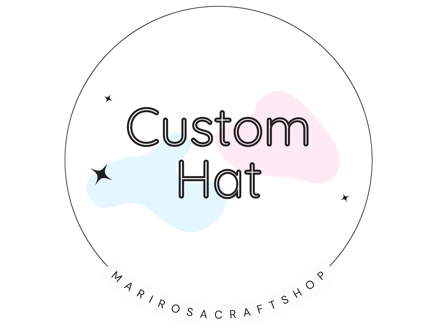 Custom Five Panel Hat - MariROsa Craft Shop