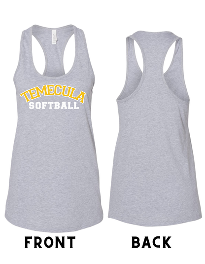 Temecula Softball Racer Back Tank Top