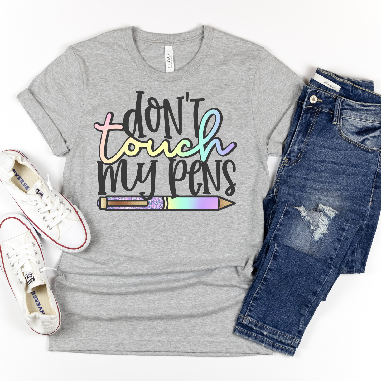 Don't Touch My Pens Shirt - MariROsa Craft Shop