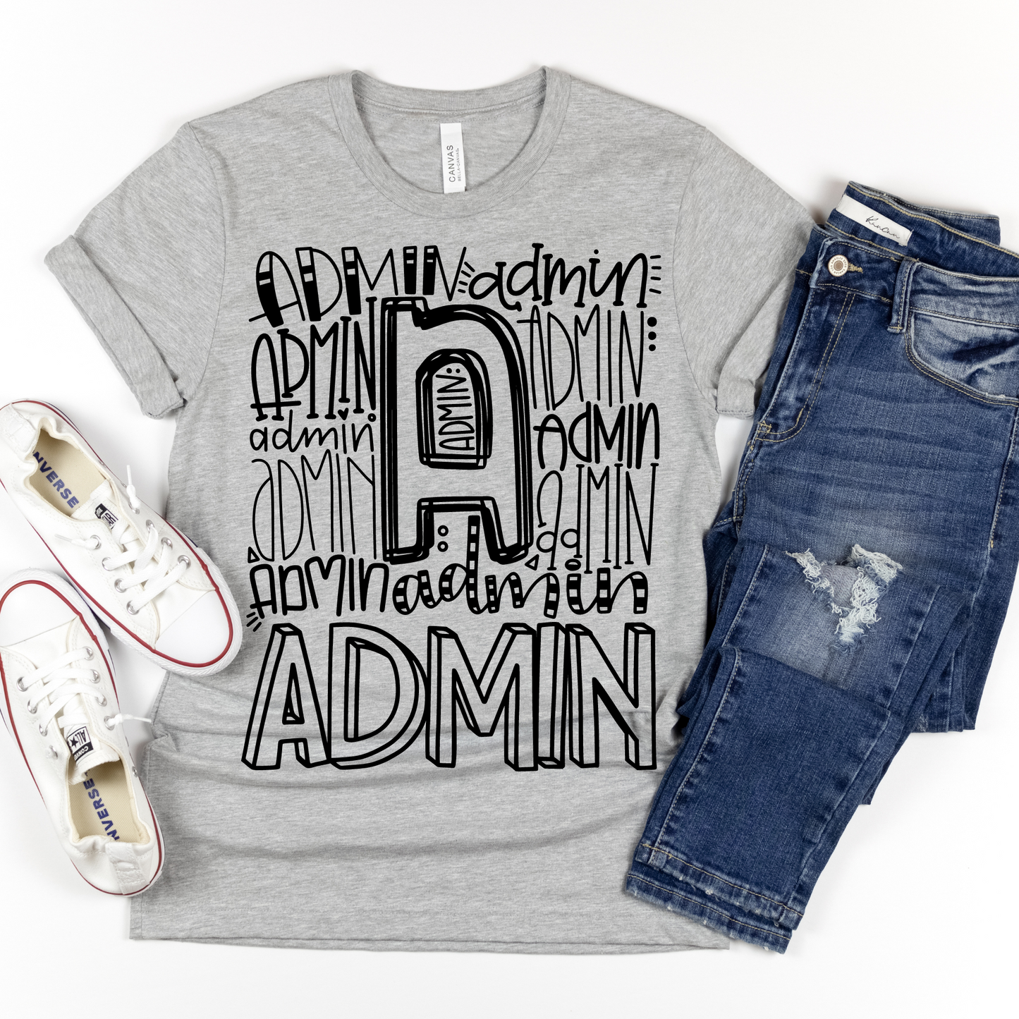 Administrator Typography Design Tee