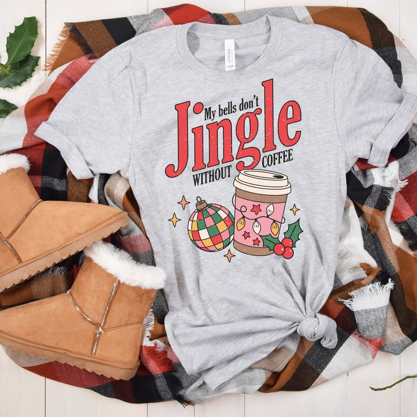 Bells Don't Jingle Without Coffee Tee