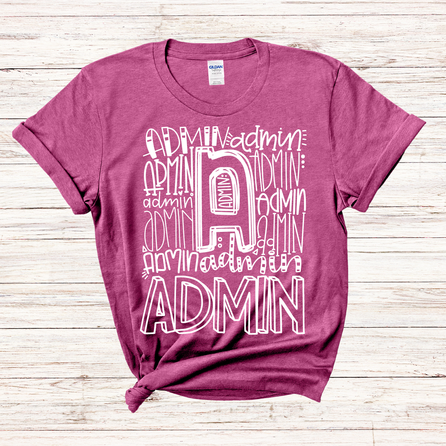 Administrator Typography Design Tee