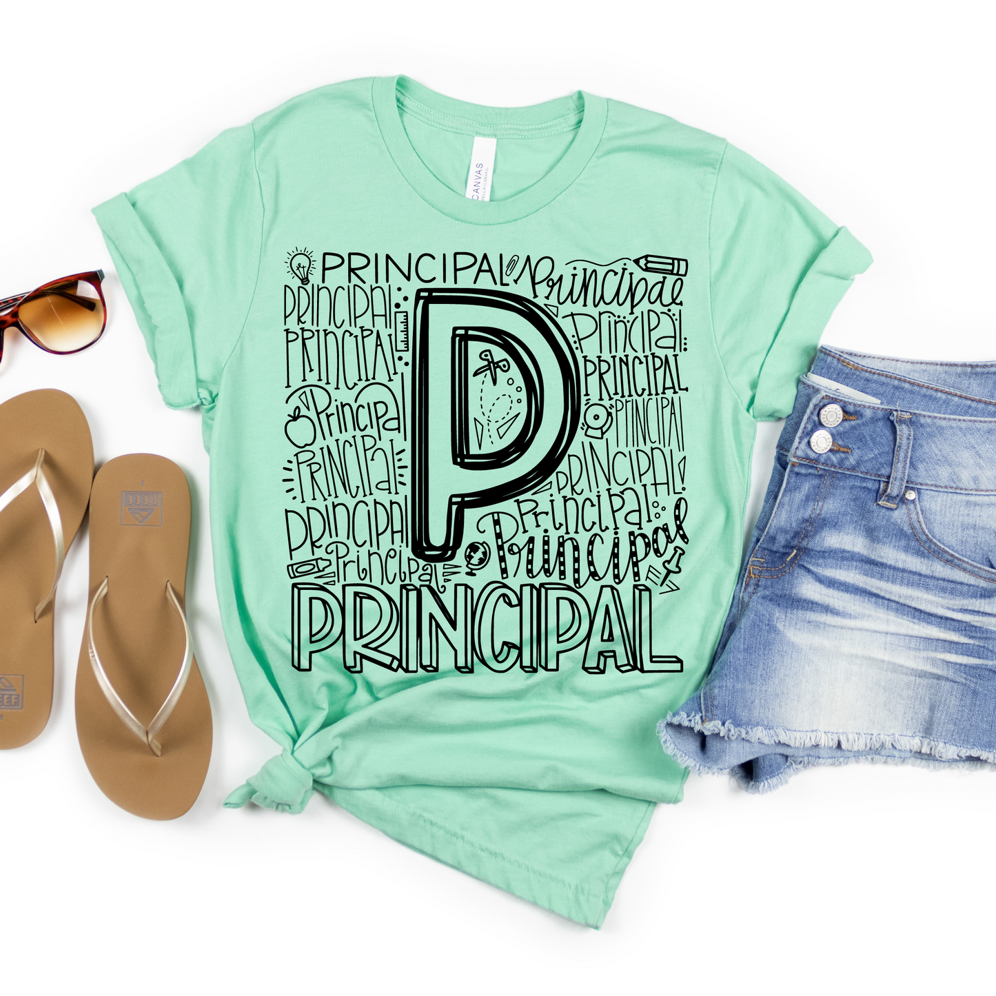 Principal Typography Design Tee