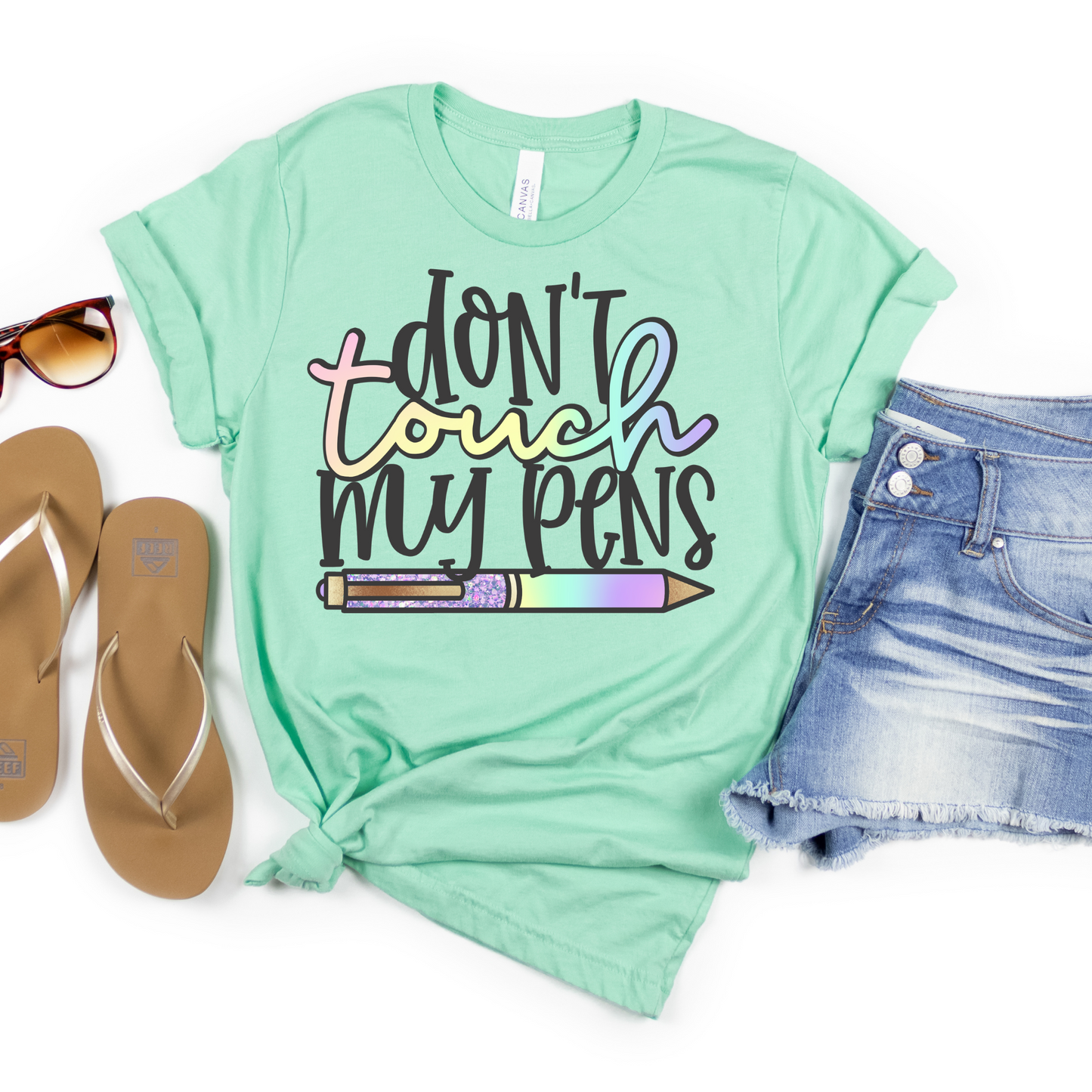 Don't Touch My Pens Shirt - MariROsa Craft Shop