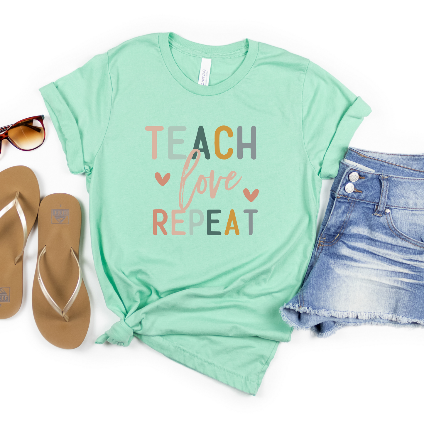 Teach Love Repeat Tee